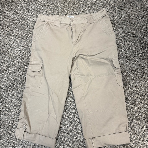 St. John's Bay Tan Straight Leg Pants - Picture 1 of 4